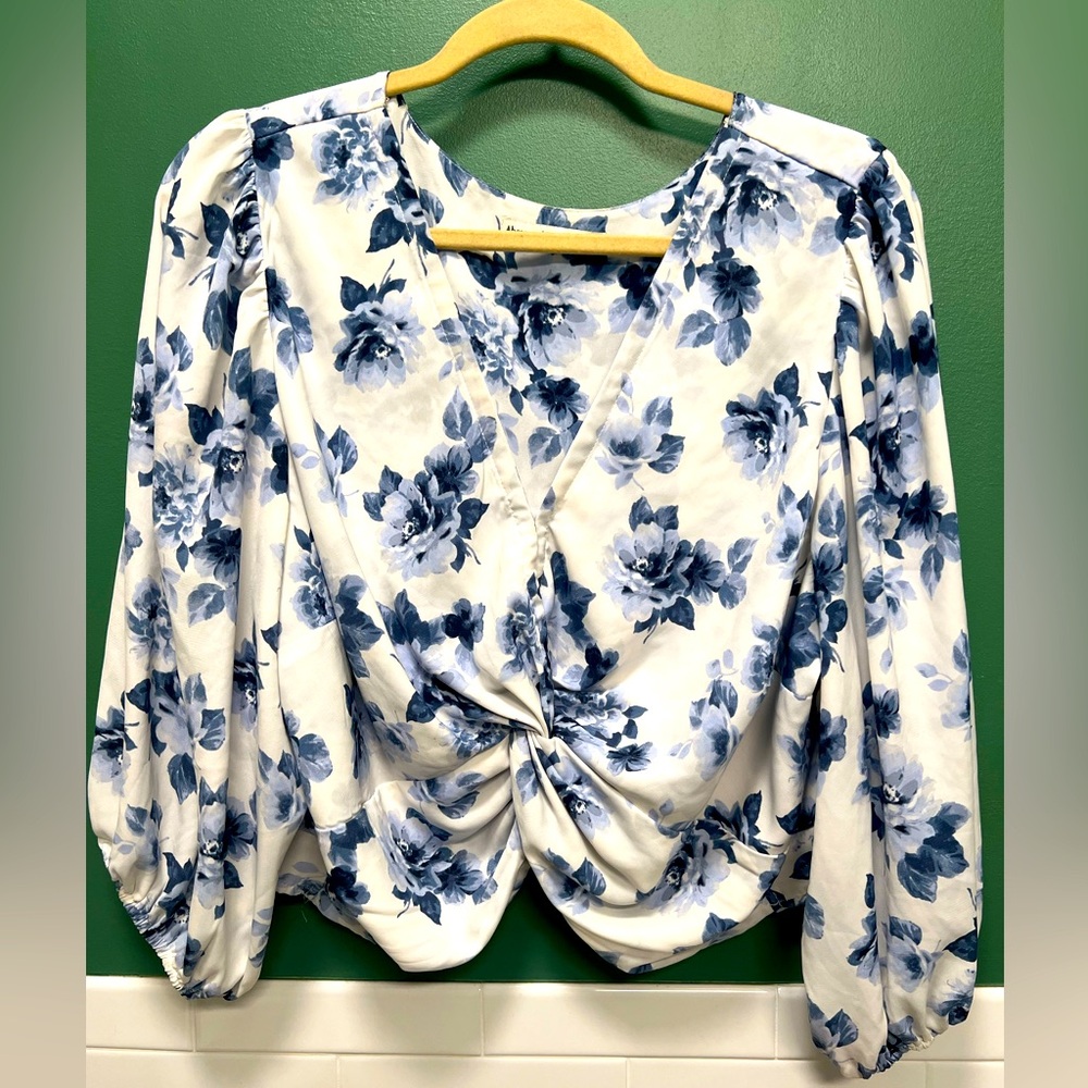 Abercrombie blouse floral XL